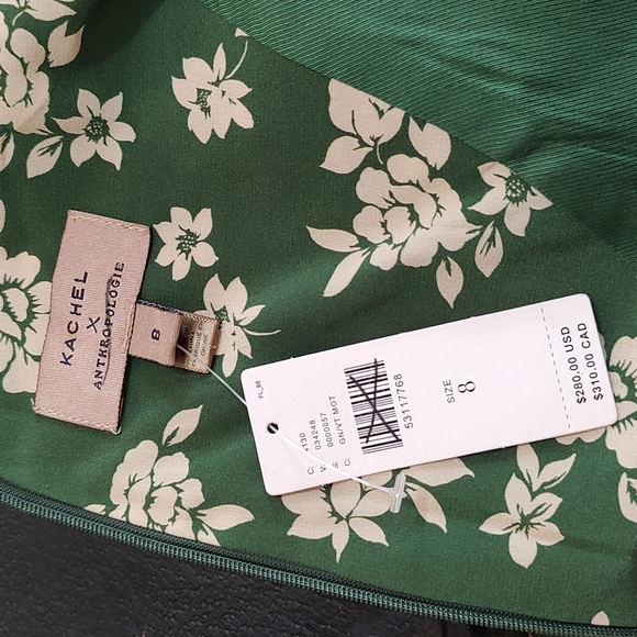 NWT Kachel X Anthropologie Sailors Floral Midi Dress 8 - Picture 13 of 13